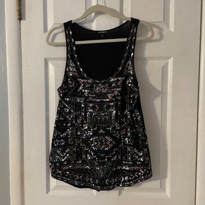 Express Sequined Tank Top